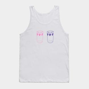 Nana anime strawberry glasses (pink and purple) Tank Top